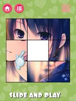 Anime Slide Puzzle For Kids capture d'écran 2