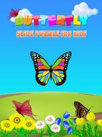 Butterfly Slide Puzzle Affiche