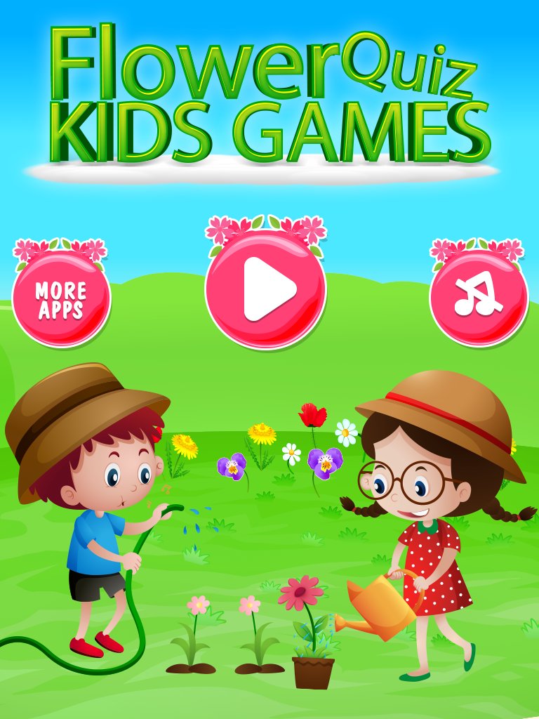 Flower Quiz Kids Games APK für Android herunterladen