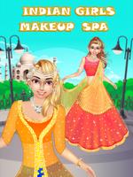 Indian Girls Makeup Spa Poster