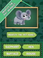 Pet Animal Quiz Kids Games capture d'écran 1