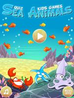 Sea Animal Quiz Kids Game Affiche