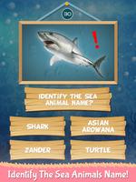 Sea Animal Quiz Kids Game capture d'écran 1