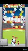 bubble shooter sportive capture d'écran 2