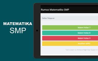 Rumus Matematika SMP Super Lengkap 2021 الملصق