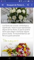 Arreglos de flores naturales para Bouquet de novia capture d'écran 3