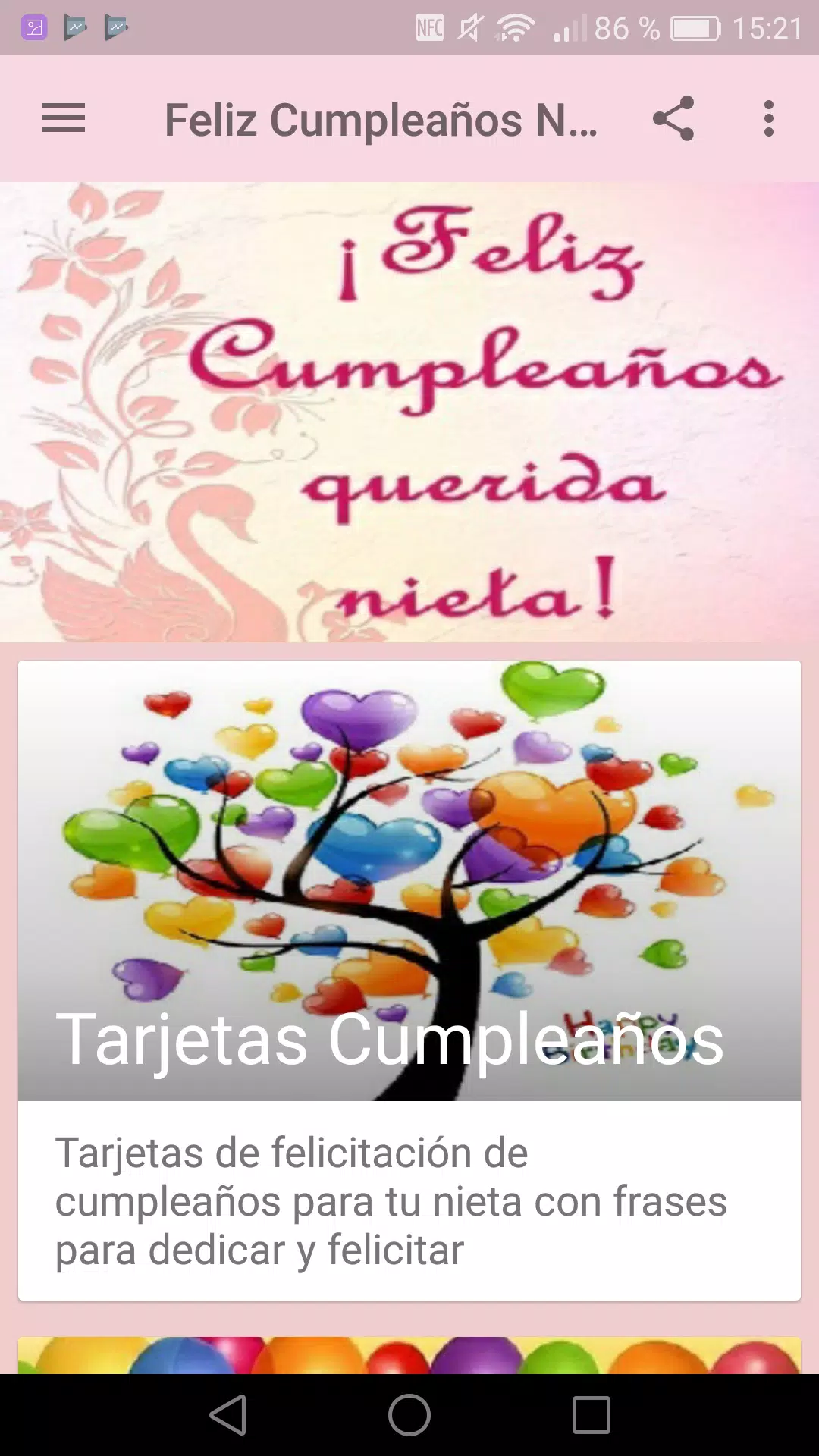 Feliz Cumpleaños Nieta APK للاندرويد تنزيل