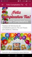 Feliz Cumpleaños Tia capture d'écran 2