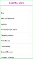 Mathématiques essentielles capture d'écran 1
