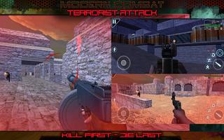 Modern Combat Terrorist Attack Affiche