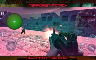 Modern Combat Terrorist Attack capture d'écran 2