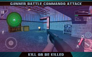 Gunner Battle Commando Attack capture d'écran 3