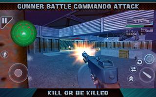 Gunner Battle Commando Attack Affiche
