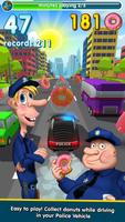 Crazy Road Cops 🚔 Race for Donuts Affiche