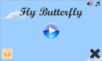 Fly Butterfly Affiche