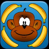 Monkey Eat Banana Affiche