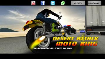 DESERT ATTACK: MOTO KING الملصق