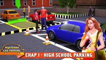 High School Car Parking 3D screenshot 1