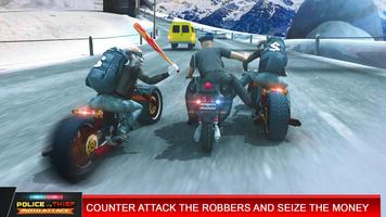 Police vs Thief MotoAttack Cartaz