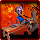 noche de halloween zombie parkour - 3d salto icono