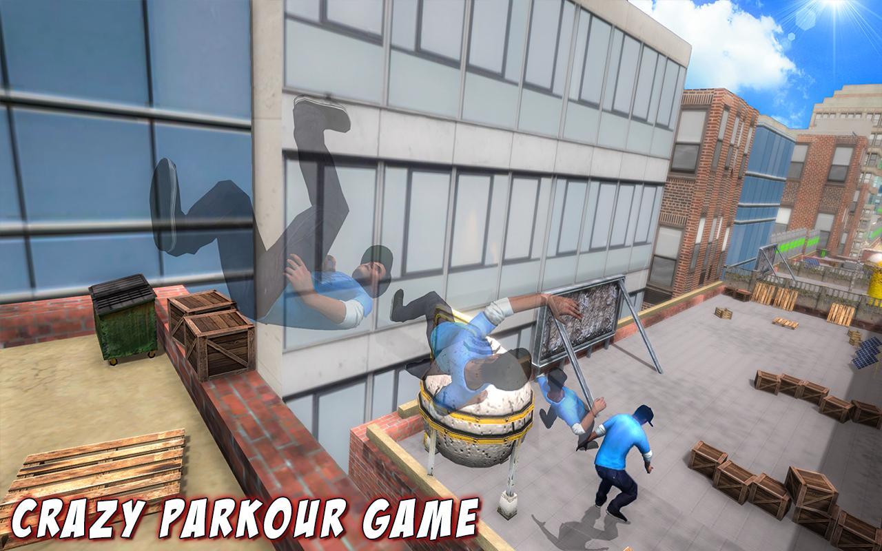 City Rooftop Parkour Simulator Runner Game For Android Apk Download - roblox city parkour