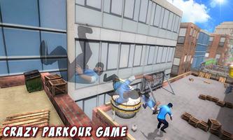 City Rooftop Parkour Simulator: Runner Game Ekran Görüntüsü 2