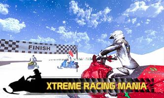 Grandes corridas móveis neve - lâmina deslizante Cartaz