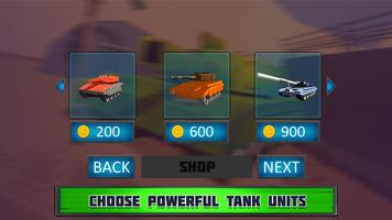 Epic Tank Armada - Cube Battlefield Wars capture d'écran 2