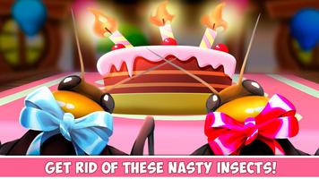 Birthday Cake - Cockroach Invasion Poster