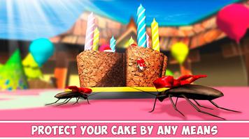 Birthday Cake - Cockroach Invasion capture d'écran 1
