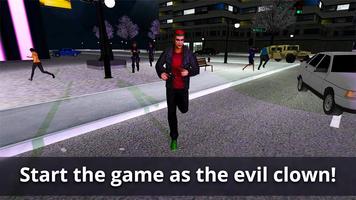 Gangster Joker Pennywise Clown Superhero Escape ảnh chụp màn hình 2