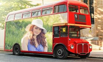 Bus Photo Frame Plakat