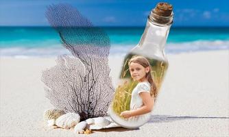 Glass Bottle Photo Frames پوسٹر