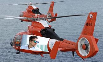 Helicopter Photo Frames ポスター