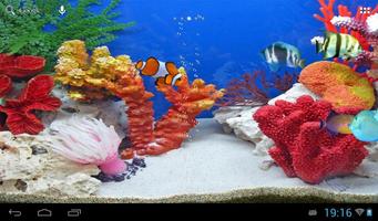 Tropical fishes aquarium الملصق