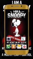 Snoopy-Cartoon Wallpaper HD Affiche