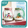 Cute Mason Jar Easter Gift Tutorial