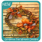 آیکون‌ Gorgeous Fall Wreath Designs