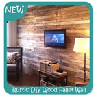 Rustic DIY Wood Pallet Wall-icoon