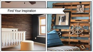 Rustic DIY Wood Pallet Wall poster