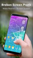 Broken Screen Prank الملصق