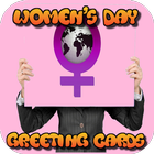 Women Day Greeting Card icon