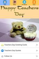 Teachers Day Greeting Card Affiche