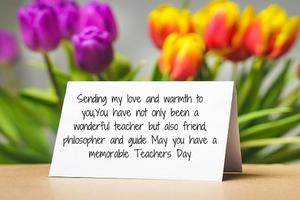 برنامه‌نما Teachers Day Greeting Card عکس از صفحه