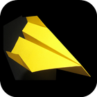 ikon Pesawat Kertas Origami