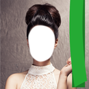 Montagem de mulher cabelo bolo APK