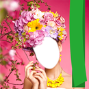meisje bloem kroon montage-APK