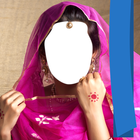 Indiase Saree montage-icoon
