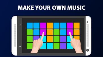 Drum Pad Machine - Make Beats پوسٹر