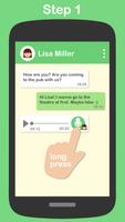 Poster Textr - Voice Message to Text